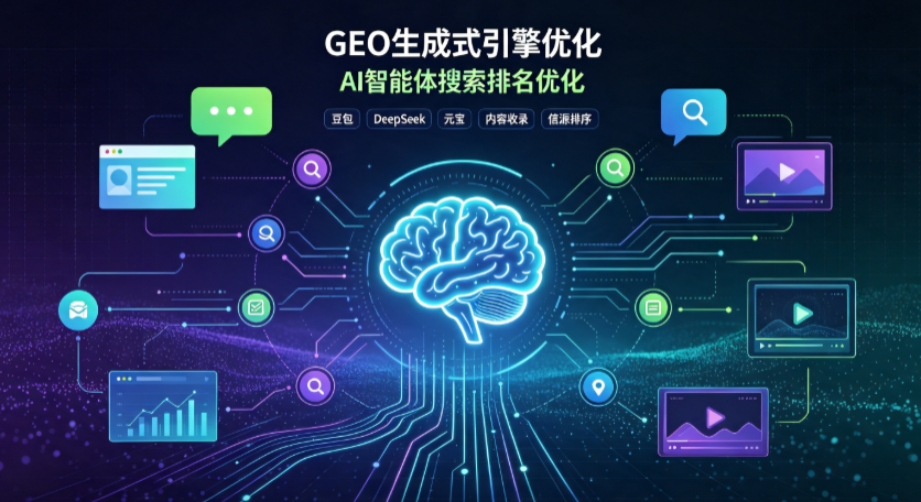 官渡区GEO 浪潮来袭：生成式引擎优化崛起，创作者争抢豆包、DeepSeek、元宝智能体流量入口